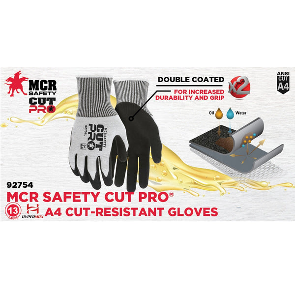 ANSI A4 Cut Pro / Cut Resistant Rubber Coated Work Gloves, 10 Gauge Ke –  BHP Safety Products