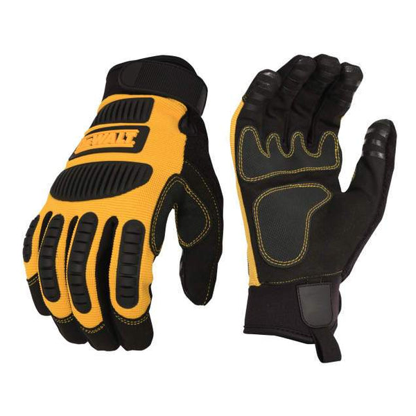 Men's Yellow/Black Performance Mechanic Work Gloves by DEWALT at Fleet Farm