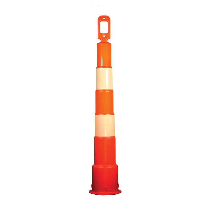 42" Channelizer / Delineator Cone W/4 6" Engineer Grade Reflective Stripes