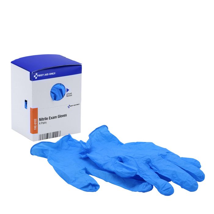 SmartCompliance Nitrile Exam Gloves, 8 Per Box