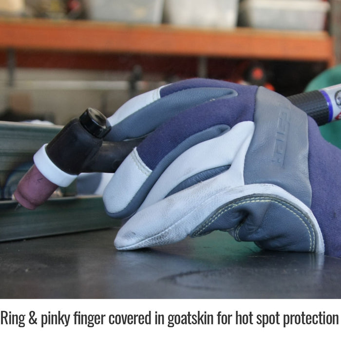 T50 Premium Grain Goatskin & FR Cotton TIG Welding Glove (1 Pair)