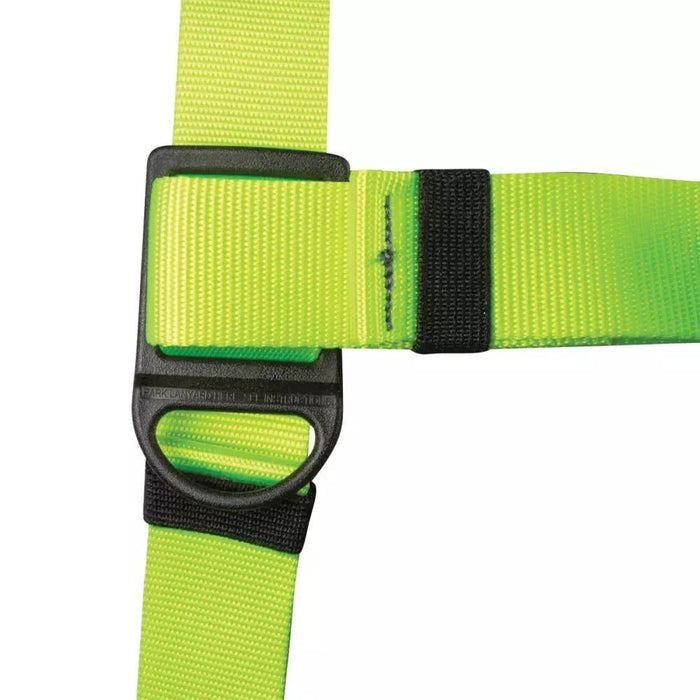 Arc Flash Full Body Harness: 1 D-Ring, Mating Buckle Torso, Quick-Connect Chest/Legs - SW77225-UT3QC - BHP Safety Products