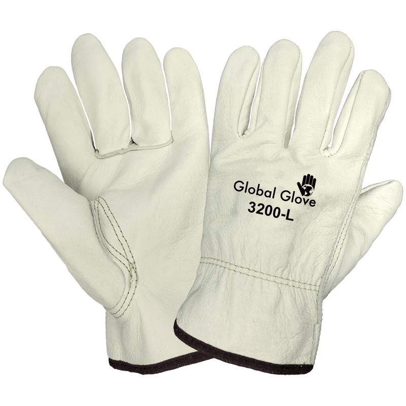 Global PUG PUG17-L Polyurethane Coated Nylon Work Gloves, Black